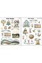 Farm Themed Sticker Sheets Label Stickers 36 Pcs Stickers 13X17Cm 2 Sheets - 2
