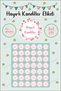Pink Floral and Pink Written Blessed Lamps Tag Blessed Days Lamp Sticker