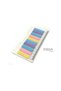 Postit ملون شفاف Post-it Post Itعلامة مرجعية للكتاب، ورق ملاحظات لاصق، 200 ورقة - 4