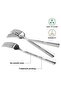 3-Piece Dinner Fork 20cm, Stainless Steel Cutlery Set Flor Series Silverware Set - 2