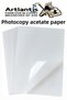 Acetate Paper 25 Pieces Pvc and Acetate Pen S Black Blue Red 1 Pack Photocopy Acetate Transparent Tran - 6