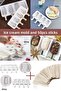 Silicone Ice Cream Mold and 50 Pieces of Ice Cream Sticks Practical Ice Cream Silicone Mold - 8