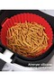 3 Pieces Practical Silicone Airfryer Baking Paper Toppers, Muffins, Two Compartment Oven Microwave Plate Hh - 6