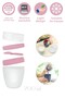 Set of 2 Portable Yogurt Container with Spoon - 700 ml Practical Food Storage and Muesli Container - 3