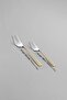 Milano Gold Satin 12-Person 89-Piece Cutlery Set with Leather Box - 5