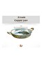 Copper Pan with Carved Embroidery and Ruffles Model 17 cm - 3
