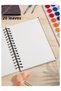 Watercolor Block Paper with Wire A3 210Gr 20 Sheets Fine Textured Shading Sanding 21 Colors Watercolor De - 6