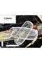 6-Piece Glass Boat Plate Jam Bowl Snack Bowl Breakfast Presentation Plate 20*8 cm
