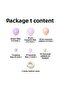 Balloon Set Lilac-Macaron Lilac-Macaron Salmon 100-Piece Balloon Chain Set - 2