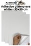 White Adhesive Glitter Eva 35X50 cm 3 Pieces Glitter Adhesive Eva Sponge School Nursery Kindergarten Handicraft Meat