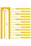 Yellow Pencil Copy 1 Piece Fatih Yellow Lead Pencil Fabric Pencil Textile Pen Architect Iron Carpenter - 6