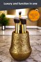 Makeup Organizer, Makeup Brush Holder, Makeup Brush Holder, Gold Antique Finish, Model 15 - 2