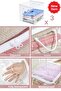 3 Pieces Pvc Cube Bag with Transparent Handles Storage Cabinet Organizer Pvc Bag 30X30X30 - 2