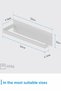 Adhesive Metal Paper Towel Napkin Holder - Adhesive Iron Hanger - Towel Holder Bathroom Hanger - 3