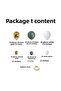 Balloon Set Chrome Gold-Island Tea-Pastel White 100 Piece Balloon Chain Set - 2