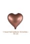 Retro Mini Birthday Party Set - Green Number Foil Balloon, Brown Heart Balloon, Kraft Happy 9 Years - 2