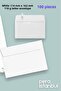 100 Pcs 114X162 mm White Invitation Luxury Greeting Card Letter Seal Wallet Large Capacity Bag Envelope