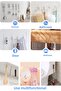 15 Pcs Transparent Strong Self Adhesive Kitchen Door Wall Hanger Single Hook - 8