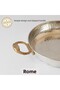 18 cm Handmade, Tinned Inside and Out 1. Grade D Flat Copper Pan for Sauteing Meat, Eggs, Omelets, and Menemen - 3