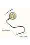 Table Mountable Bag Hanger Bag Type Practical Metal Bag Hook (5224) - 5