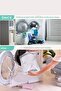 Laundry Net 3 Pieces Fabric Bra Washing Drying Ball Vacuum Bag Sock Organizer Hanger - 4