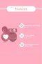 Heart Detailed Sponge Liquid Blush No:4 - 5