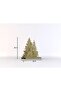 Gold Pine Tree Metal Decor - Stylish Desktop Decoration - Christmas Sparkle - 6