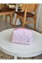 Crispy Cherry Patterned Makeup Bag - Medium Size - 8