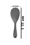 Set of 4 silicone1 scoop 1 spoon (27.5cm) 1 spoon (20 cm) 1 rice spoon GRAY - 3