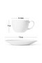 2-Piece Mug And Saucer Set White 280ml - 2