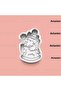 Naughty Cat Cookie Mold and Sugar Dough Mold Set of 4 - 3