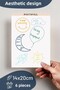 Drawing Themed Sticker Set - 6 Piece Sticker Set - Phone, Tablet, Notebook and Laptop Compatible Stickers - 2