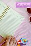 Spiral Bound Hard Cover Undated Weekly Planner. 12 Bookmarks, 192 Pages. - 8