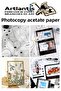 Acetate Paper Pvc A3 50 Pieces 100 Micron Copier Acetate Transparent A3 Paper 29.7X42 Projector Overhead - 6