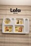 Educational Children's Plate (29X18 cm) - Divided Food Plate, Bpa-Free, Healthy and Durable