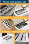 Mienda Home 24-Piece Clear Crystal Lego Stand Spice Rack Stand Multi-Purpose Organizer Organizer - 2