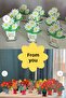 20 Li Vase Flower Wooden Toy Activity Karne Gift Summer School Nursery Kindergarten - 8