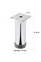 Furniture Leg Metal Bottom Adjustable 42 Mm Chrome Leg 20 Cm - 2