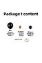 Balloon Set Pastel Black - Chrome Gold 100-Piece Balloon Chain Set - 2