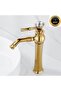 Bathroom Sink Faucet Gold Color Stone Model 7 Years Warranty Imported