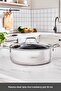 Plasma Steel 3Ply Fireproof Non-Stick Steel Pot 30 cm - 3