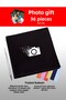 Black Photo Album 20X20 - Memory Book - Pen and Sticker Sticker - Gift Photo