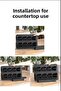 Black Countertop Spice Set with Stand and Lid, 8-Piece, Adhesive Wall Mountable - 3