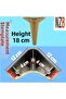 Luxury Furniture Sofa Coffee Table TV Unit Sofa Leg 18 Cm Light Brown Patterned Base Foot - 2