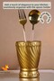 Countertop Spoon Holder Modern Countertop Spoon Holder Decorative Vertical Spoon Holder Gold Color Model 14 - 2