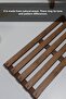 Wooden Large Trivet, Wooden Coaster, Teapot Coaster, Long Trivet, Glass Coaster, Trivet - 3