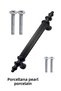 12,8cm-(128mm)-Aluminum Metal Pipe Handle Handle Cabinet Drawer Furniture Kitchen Child Handle Bathroom-Stk720 - 6