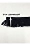 Cotton Tassel Fringe 3 Cm Black 3 Meters - 3