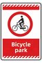 50X70Cm /Phosphorescent Composite/Bicycle Parking Space