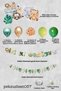 Safari Birthday Party Package Green Gold Balloon Chain Safari Standing Board and Banner Set - 2
